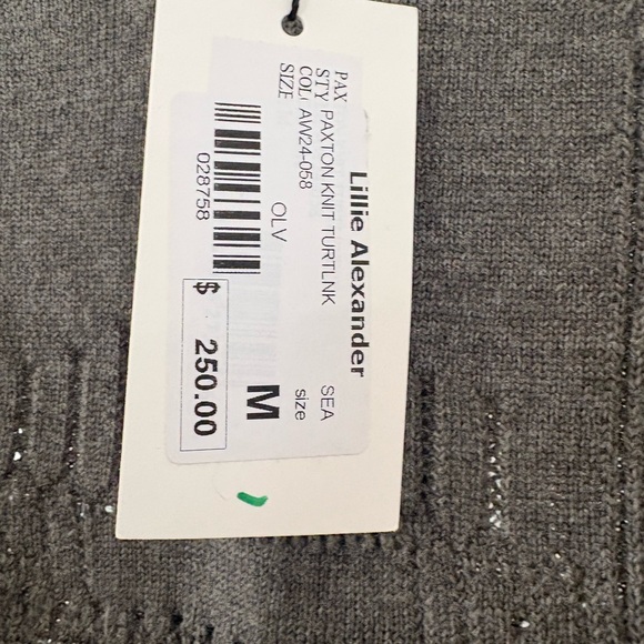 NWT Sea olive green Sweater - Picture 4 of 6